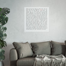 Load image into Gallery viewer, Inspirational Dog Love Fine Art Poster | Heartfelt Wall Decor for Pet Lovers