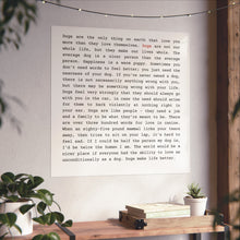 Load image into Gallery viewer, Inspirational Dog Love Fine Art Poster | Heartfelt Wall Decor for Pet Lovers