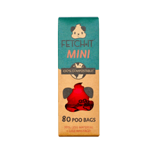 Load image into Gallery viewer, Mini Compostable Poo Bags (80 Bags)
