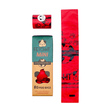 Load image into Gallery viewer, Mini Compostable Poo Bags (80 Bags)