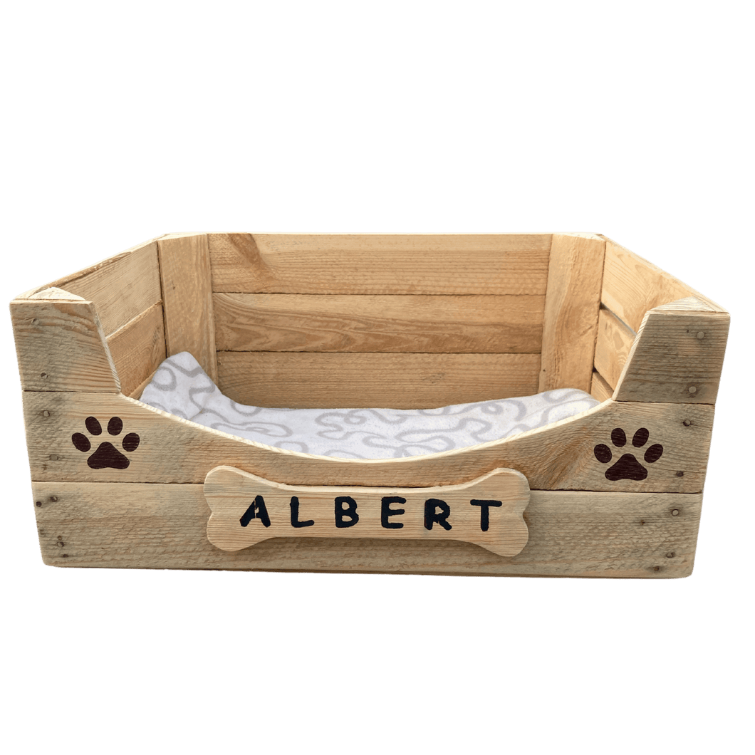 Small Apple Crate Pet Bed