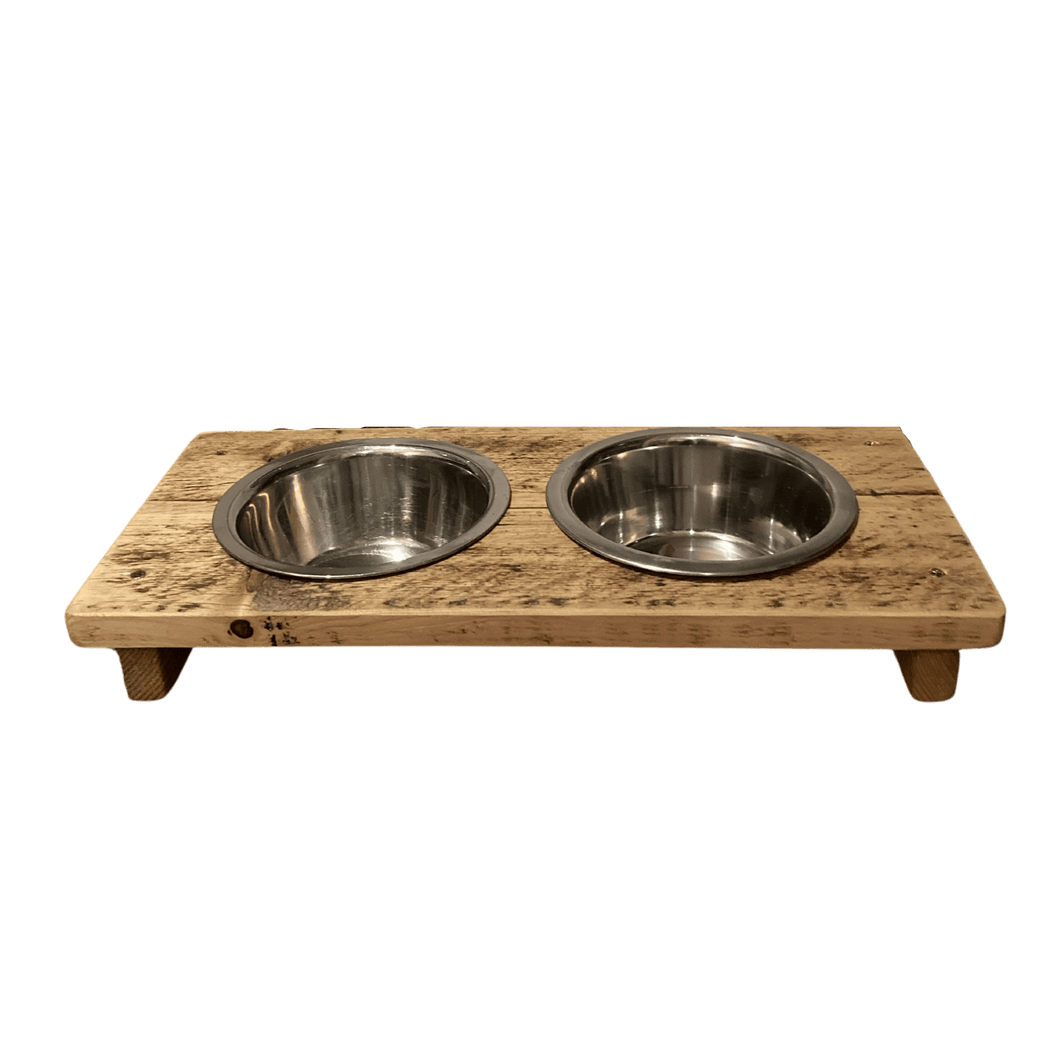 Wooden Double Feeder