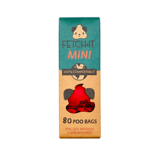 Mini Compostable Poo Bags (80 Bags)