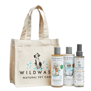 WildWash PET Stinky Dog Gift Set with Smell Sweet Spritz