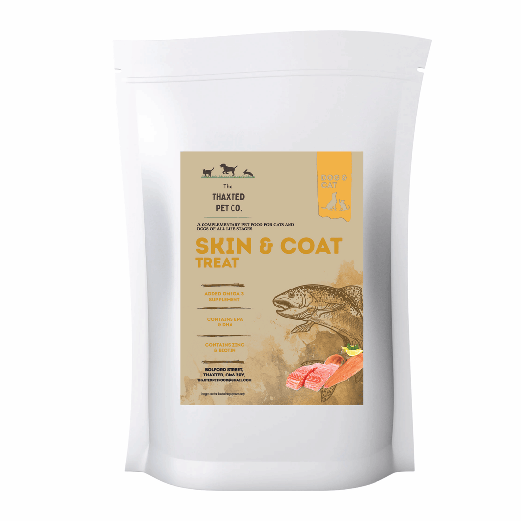 Skin and Coat Functional Treats for cats and dogs - 70g