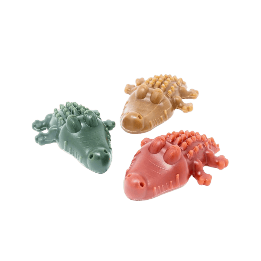 Natural vegetable & Peanut Butter Crocodile - 1 Piece (Assorted Colour)